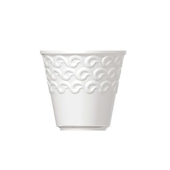 Zestaw 6 kubków porcelanowych Do Kawy 75 ml Momenti La Porcellana Bianca - La Porcellana Bianca