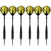 Zestaw 6 rzutek lotki do gry dart sizalowy - profesjonalny - GOLD Activ Space