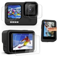 Zestaw 6 Szkieł Szkło Hartowane na Ekrany Obiektyw do GoPro Hero 12 11 10 9