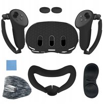 Zestaw 7w1 Silikonowa ochrona Etui do OCULUS META QUEST 3 Gogle VR Osłona DXS