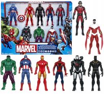 Zestaw 8 figurek Avengers Marvel 15 cm ruchome Hasbro