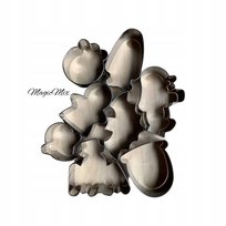 Zestaw 8 Foremek Do Ciasteczek Halloween