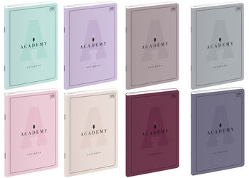 Zestaw 8 Zeszytów A5, 60 Kartek, Linia Z Marginesem, Interdruk Academy - Interdruk