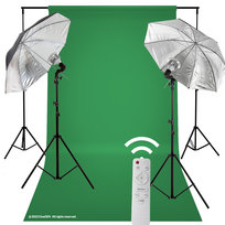 Zestaw Academy™ GreenScreen 2xLED 85W Silver 110cm