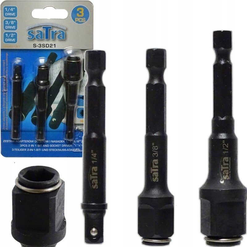 Magnus Magnus Zestaw Adapterów Do Bitów I Nasadek 1/4' 3/8' 1/2'