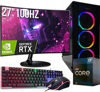 Zestaw Adronix Gamingowy I7 32gb Rtx 5060 8gb +monitor 27