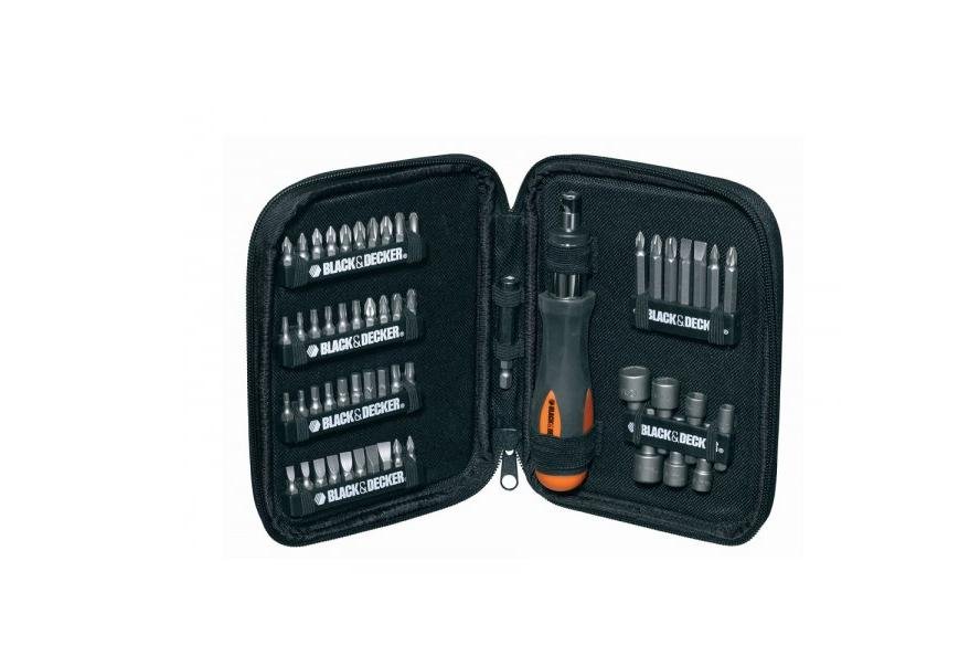 Zestaw akcesoriów BLACK&DECKER A7104, 56 elementów
