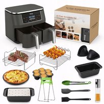 Zestaw Akcesoriów Do Frytkownicy Air Fryer Ninja Af400Eu Af300Eu 12 Sztuk