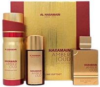 al haramain amber oud ruby edition ekstrakt perfum 75 ml   zestaw  