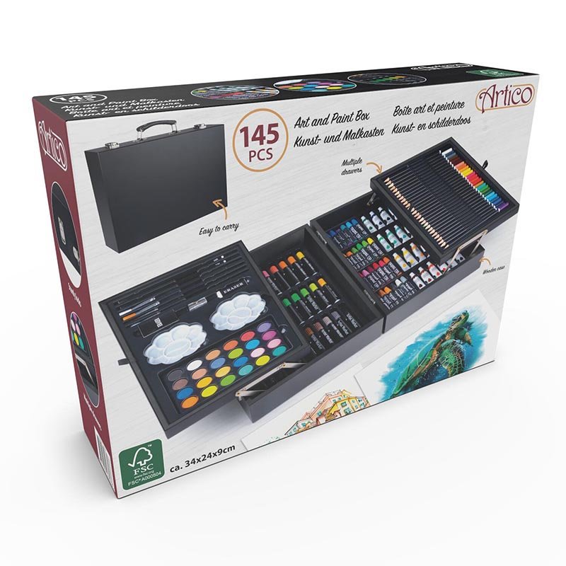 Artico Zestaw artystyczny Artico 145 elementów