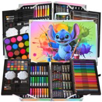 ZESTAW ARTYSTYCZNY DO MALOWANIA DLA DZIECKA PLASTYCZNY KREATYWNY z WALIZKA