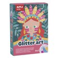 Zestaw artystyczny z brokatem Apli Kids - APLI Kids