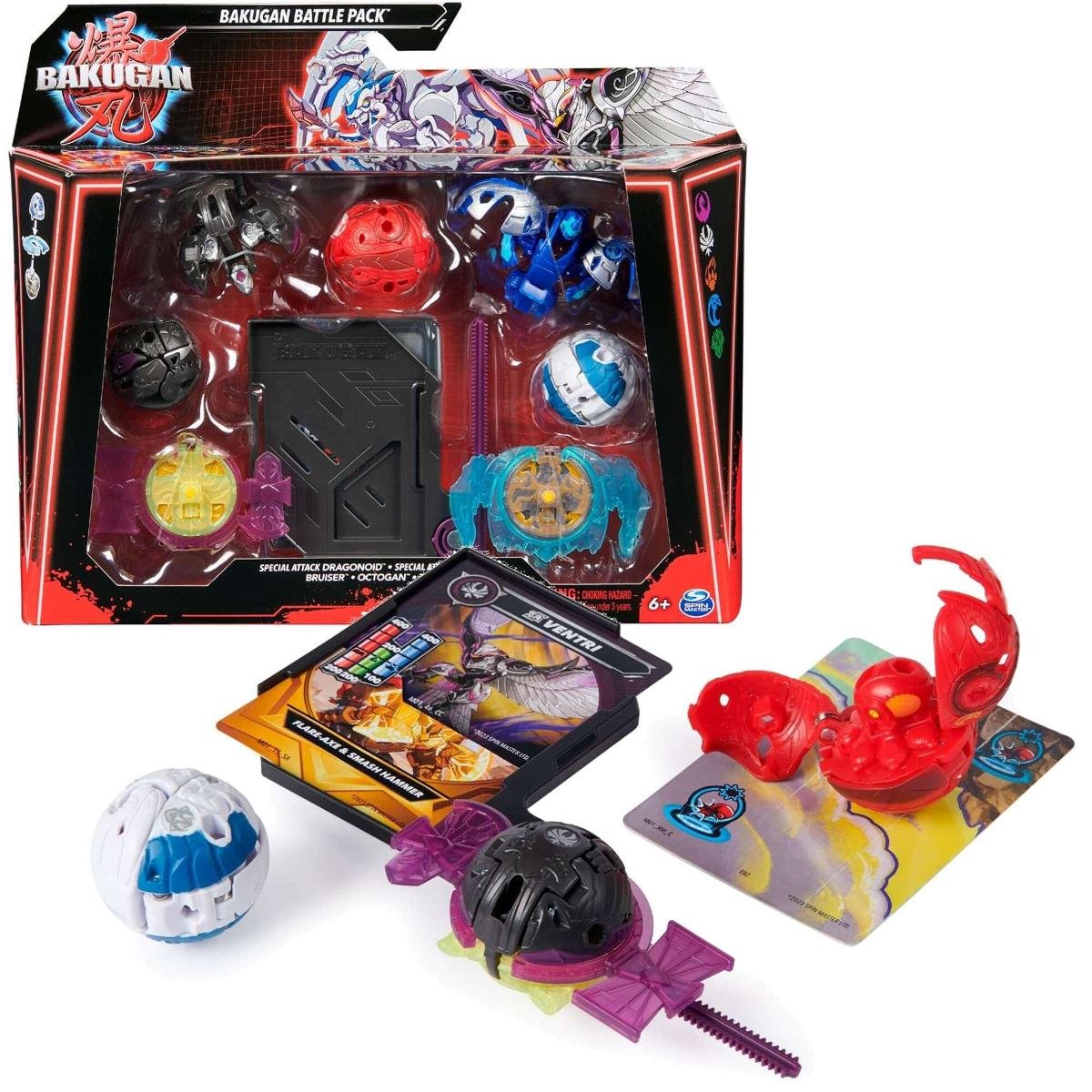 BAKUGAN 3.0 - Starter Pack - 2 Billes, 1 Bille Special Attack, 1 Anneau BAKUGAN 3.0 - Starter Pack - 2 Billes, 1 Bille Special Attack, 1 Anneau
