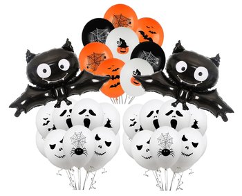 Zestaw Balonów Balon Halloween Nietoperz 30Szt - Hopki