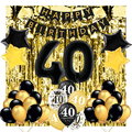 ZESTAW BALONÓW DEKORACJE NA 40 URODZINY