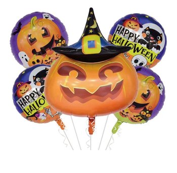 Zestaw Balonów Halloween Dynia 5Szt.Op - Inna marka