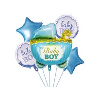 Zestaw balonów na Baby Shower, dla chłopca, 5 el