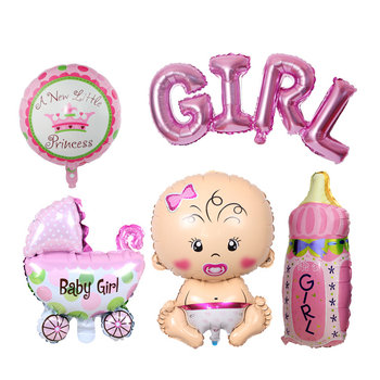 Zestaw balonów na Baby Shower dla dziewczynki - Party spot