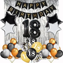Zestaw Balonów Na Osiemnastkę 18 Urodziny