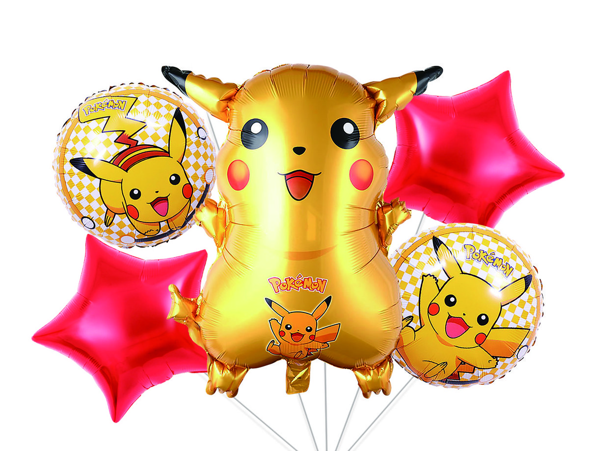 Zestaw balonów PIKACHU POKEMON, 5 el., - Party spot | Przyjęcia i ...