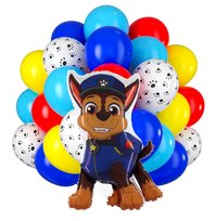 Zestaw balonów Psi Patrol Balony Foliowy Chase Łapki Piesek na Urodziny