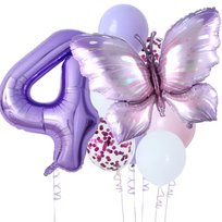 Zestaw Balonów Urodzinowych Motyl - 4