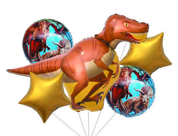 Zestaw balonów z Dinozaurem, 5 el. - Party spot