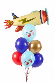 Zestaw balonów z samolotem samolot urodziny - PartyPal