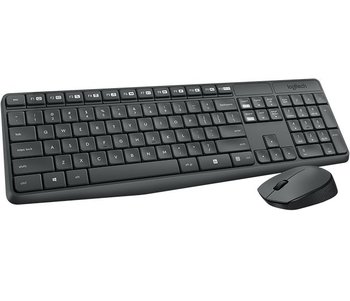 Zestaw bezprzewodowy klawiatura + mysz Logitech MK235 920-007931 czarny - Logitech