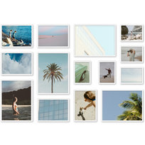 Zestaw białych ramek galeria Pinia 1 GF0001