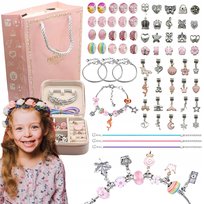 Zestaw Biżuterii Do Robienia Bransoletek Naszyjników Prezent Dla Dzieci