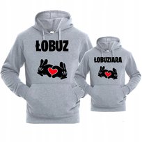 Zestaw Bluzy Dla Par Łobuz Łobuziara Łapki Bluza Dla Zakochanych Walentynk