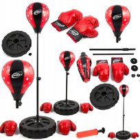 ZESTAW BOKSERSKI DLA DZIECKA GRUSZKA DO BOKSOWANIA RĘKAWICE KICKBOXING BOKS