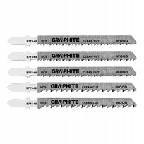 Zestaw brzeszczotów do wyrzynarki 6, 10 TPI uchwyt typu T 5 szt. GRAPHITE
