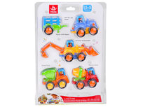 ZESTAW BUDOWLANY  TRAKTOR KOPARKA DLA DZIECI