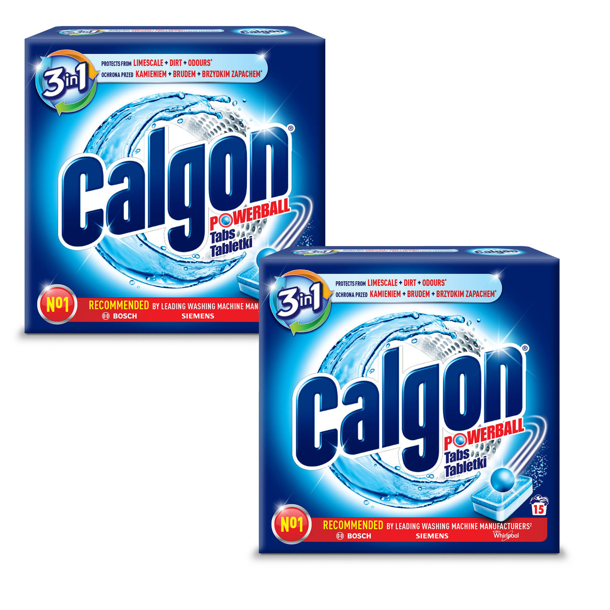 Zestaw Calgon 3w1 Tabletki Odkamieniacz do Pralki 30szt Reckitt