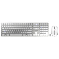 ZESTAW CHERRY DW 9100 SLIM KLAWIATURA + MYSZ SREBRNY
