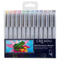 Zestaw cienkopisów pędzelkowych, Creadu, 12 sztuk