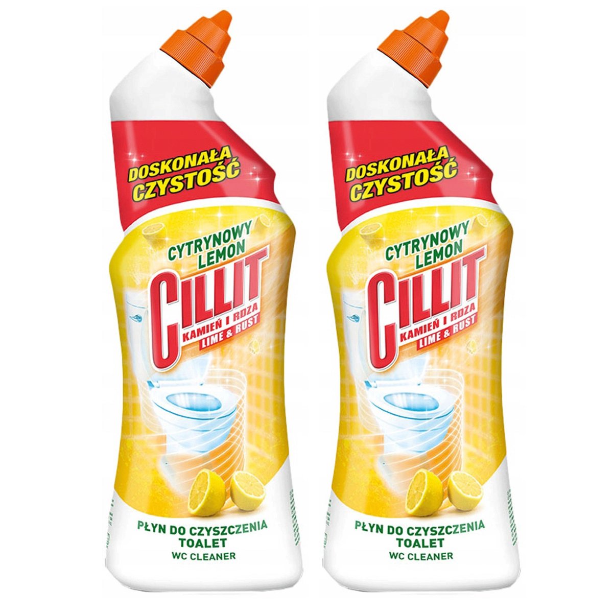 Zestaw Cillit Płyn do Czyszczenia Toalet Cytrynowy 1.5L - Reckitt ...