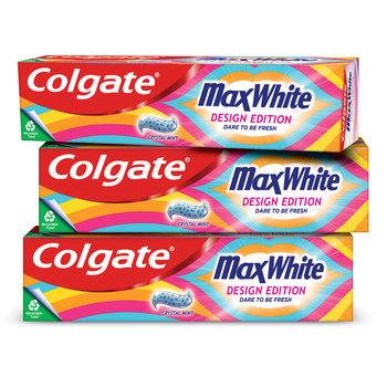 Zestaw COLGATE MAX WHITE LIMITED pasta do zębów 3x100 ml - Colgate