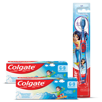 Zestaw COLGATE PRZECIW PRÓCHNICY dla dzieci 6-9 lat - Colgate