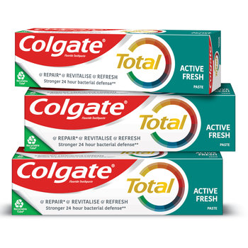 Zestaw COLGATE TOTAL ŚWIEŻOŚĆ pasta do zębów 3x75 ml - Colgate