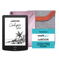 Zestaw Czytnik E-booków Calypso Plus Rose + Etui + Kod Empik Go 30 dni