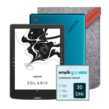 Zestaw Czytnik E-booków inkBOOK Solaris Ocean + Etui + Kod Empik Go 30 dni - InkBOOK