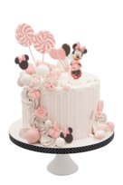 Zestaw Dekoracje Na Tort Myszka Minnie Mini 17 El.