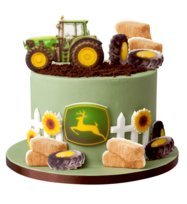 Zestaw Dekoracji Na Tort Traktor 2 16 El.