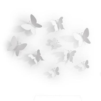 Zestaw dekoracyjny Mariposa biały - Umbra