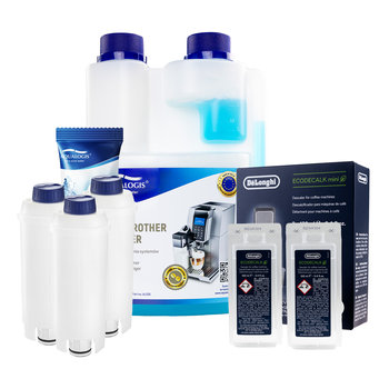 Zestaw Delonghi - AL-S002 3szt, Latteo 500ml, Delonghi EcoDecalk 5513296021 Odkamieniacz 2 x 100ml - Aqualogis