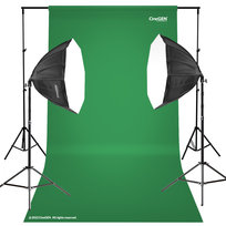 Zestaw DELUXStudio GreenScreen 8x65W octa 80cm