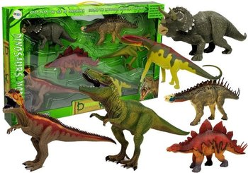 Zestaw Dinozaurów Duże Figurki Modele 6 sztuk Stegozaur - Lean Toys